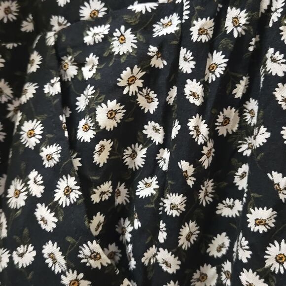 Torrid Pull On Challis Wide Leg High-rise Pant Daisy Ditsy Dark Floral 2X Flowy - Picture 12 of 15